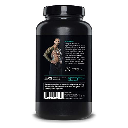 Omega JYM Fish Oil 2800mg, High Potency Omega 3, EPA, DHA, DPA for