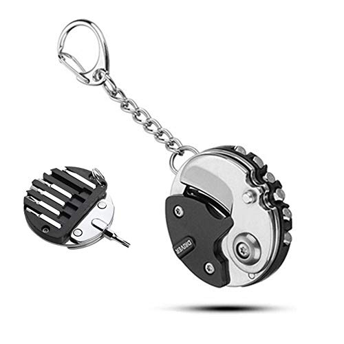 SDFSX Multifunction Coin knife,Coin shaped knife,Mini Pocket Key Gadget Portable,Multi Tool Small Screwdriver Set with Valentine's Day Gifts for Him