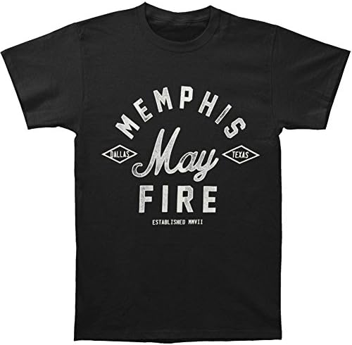 Memphis May Fire Men's Established T-shirt Large Black
