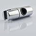 KES Replacement 23mm Hand Held Shower Bracket for Slider Height & Angle Adjustable Sprayer Holder on Slide Bar, Chrome, PB1S23