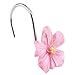 AGPTEK 12PCS Home Fashions Blossome Flowers & Leaves Anti Rust Decorative Resin Hooks for Bathroom Shower Curtain,Baby Room,Bedroom,Living Room Curtain.Pink