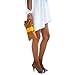 Chen Women Summer Casual Sleeveless Party Evening Cocktail Col-v Mini Dress (12, White)