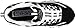 Skechers Sport Women's D'Lites Lace-Up Sneaker, Black/White, 6.5 M US