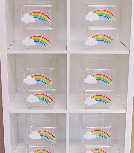 Carson Dellosa - Hello Sunshine Rainbows & Suns Colorful Cut-Outs, Classroom Décor, 36 Pieces