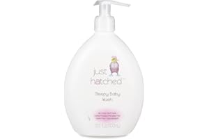 Just Hatched Sleepy Baby Wash, Made with Essential Oils, Relaxing, Calming, Moisturizing, Gluten Free, Hypoallergenic, 13.5 fl oz