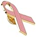 Juvale Breast Cancer Awareness Lapel Pins Featuring Pink & Hope Ribbons for Charity Recognition at Public Events, Fundraisers, Survivor Campaigns - 1.2 x 0.6 Inches, Pack of 24