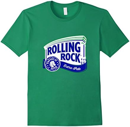 Mens Rolling Rock Logo T-Shirt XL Kelly Green