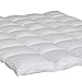 King Mattress Topper Down Alternative, Quilted Pillow Top Mattress Pad with 2