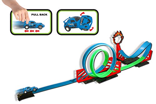 image for BNEXT TrackGo Car Track Builder DIY– Flexible Multi Layouts Slot/Rac