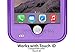 Armour Shell Rugged Waterproof Case for iPhone 6 with Apple Cell Charging Cable - Purple