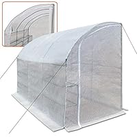 Strong Camel Walk-in Greenhouse Large Outdoor Portable Green House 3 Tiers 6 Shelves Gardening, 10x5x7