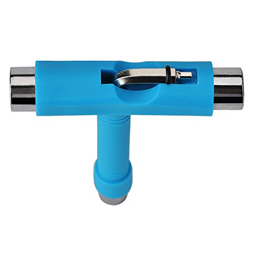 Alouette Skate Tool Set of 2,All-In-One Multifunctional portable T-tool&Y-tool for skateboard (Blue)