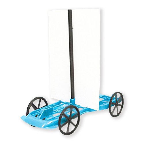 image for Genius Factory 4 in 1 Wind and Rubber Band Powered Experiment Car for 