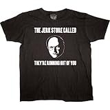 Seinfeld The Jerk Store George Black T-Shirt Tee