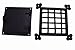 A29® Rectangular Bar Speakeasy Door Grill/Grille with Viewing Door, Cast Iron Decorative Grill for Doors, Windows and Gates, Black Powder Coat Finish, Screen Door Grill, 8.5 x 8.5 Inches