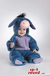 Amazon Com Peculiar Winnie The Pooh Burro Peluche Tamano Bebe Costume Hogar Y Cocina