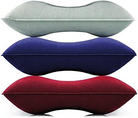 Tescat Camping Travel Pillow Inflatable Air Pillow 3 Packs - Self Inflating, Compressible for Backpacking, Camping and travel - Provide Comfortable sleeping