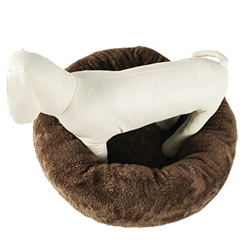 Pet Products Soft Fleece Pet Dog Puppy Cat Warm Bed House Plush Cozy Nest Mat Pad (Brown, 27.34"x11.48") - Thumbnail 2