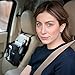 Think Clean Car Front Seat Organizer (Black -13.8 x 11.5 inches) Mid-Sized Auto Storage for Files, Laptop, Table and Cell Phone. Heavy-Duty Strap and Secure Buckle