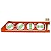Klein Tools 935AB4V Level, Torpedo Level is a Magnetic Conduit Level with 4 Vials, V-Groove and Magnet Track, High Viz Orange primary