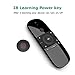 Air Remote Mouse,Backlit Mini Wireless Keyboard with Touchpad,Lihetun IR Learning 2.4G Gyro USB Remote Control Mini Wireless Keyboard,for Chromebox Android Smart TV Box HTPC Projector PC (057)