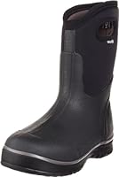 Bogs Men's Ultra Mid Waterproof Waterproof Winter & Rain Boot,Black,4 M US