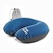 Travel Inspira Travel Pillow,Inflatable Ultralight U Shape Super Comfortable Neck Pillow,Headrest Including Portable Travel Pillow Organizer,Carry Pouch for Airplanes Car Travel,Color Blue Gray