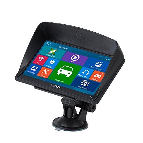 Bluetooth-Capacitive-Touch-Screen-7-Inch-Car-Truck-GPS-Navigation-8G-ROM-Pre-installed-North-America-Maps-Lifetime-Free-Map-Update-with-Sun-Shade