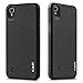 J&D Case Compatible for LG X Power Case, Heavy Duty Dual Layer Hybrid Shock Proof Protective Rugged Bumper Case for LG X Power Case, Not for LG X Charge/LG X Power 2, Black