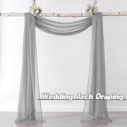 DONREN Grey Window Scarf for Background - Luxury