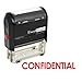 ExcelMark Confidential Self Inking Rubber Stamp - Red Ink