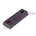 CS Force 5 Slots 2-Inch KeyMod 1913 Picatinny Rail Section Pack of 1
