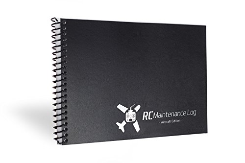 RC Maintenance Log Aircraft Edition Logbook for Remote Control Airplane Helicopter Quadcopter #725