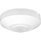 RAYZEEK Ceiling Sensor Light Switch,360 Degree Occupancy Sensor,10A 120V Hardwired Motion Sensor,High Sensitive Motion Sensor Detector Light Switch, Neutral Wire Required, Commercial/Industrial