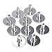 HOSL 10PCS Diamond Shape Crystal Glass Cabinet Knob Cupboard Drawer Pull Handle/Great for Cupboard, Kitchen and Bathroom Cabinets, Shutters (30mmSilver)
