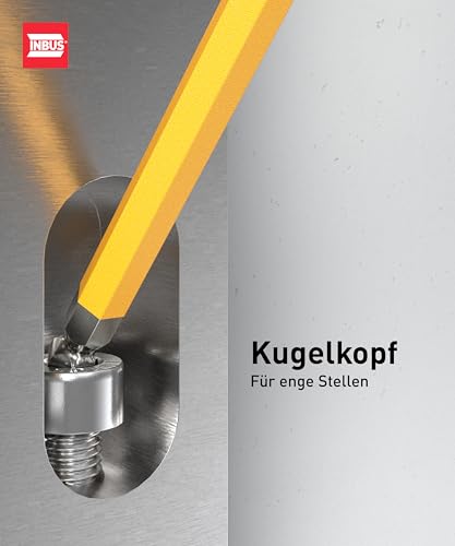 INBUS® 70273 Winkelschraubendreher Set 9tlg, 1.5–10mm, mit ColorGrip bunt & Kugelkopf — Made in Germany thumbnail 3