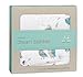 aden + anais Organic Dream Blanket, 100% GOTS Certified Organic Cotton, 4 Layer Lightweight and Breathable, Large 47 X 47 inch, Wise Guys