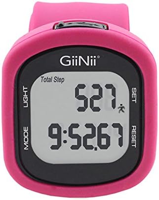 GiiNii P116 30 Days Memory 3D Sensor 10000 Step Calorie Counter Activity Health Tracker Wristband Pedometer Watch With USB (Color Red)