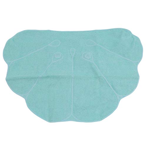 Yunzee Super Soft Inflatable Terry Cloth Bath Pillow,Inflatable – Non Slip with 2 Suction Cups – Neck & Shoulder Support – Waterproof - 16.1411.42inch,Green - Thumbnail 2