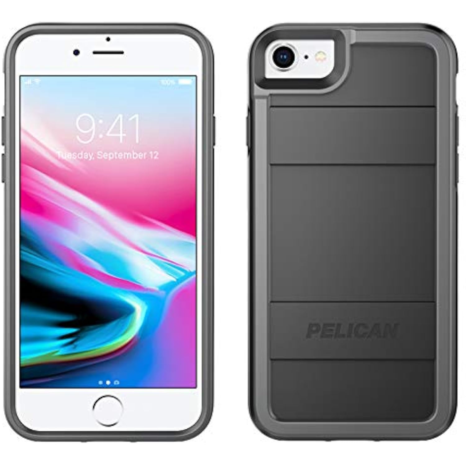 Pelican Protector Series Case for Apple iPhone 8/7/6S/6 Black / Light