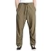 ZooBoo Men's Martial Arts Pants Kung Fu Linen Trousers Tang Suit Pants