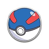 CUSTOMI GREAT BALL Decal Pokeball Pokemon Go Decal