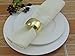 Getfitsoo Gold Napkin Rings Set of 12, Metal Napkin Holder for Thanksgiving, Wedding, Party, Dinner, Christmas Table Decor (12 Pcs Ringlike)