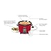 Salton Automatic Steamer, 6 Cup Rice Cooker, Red