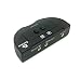 Audio Selector Stereo Manual Sharing Switch Box 2Port , speaker headphone earphone selector