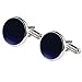 BodyJ4You Tuxedo Cufflinks Shirt Button Studs Mens Blue Set Formal Business Classic Wedding Jewelry