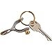 Hill Leather Company Engraved Movable Spur Key chain Silver/Gold