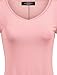 Made By Johnny MBJ WT737 Womens Long Sleeve Handkerchief Tunic L Pink