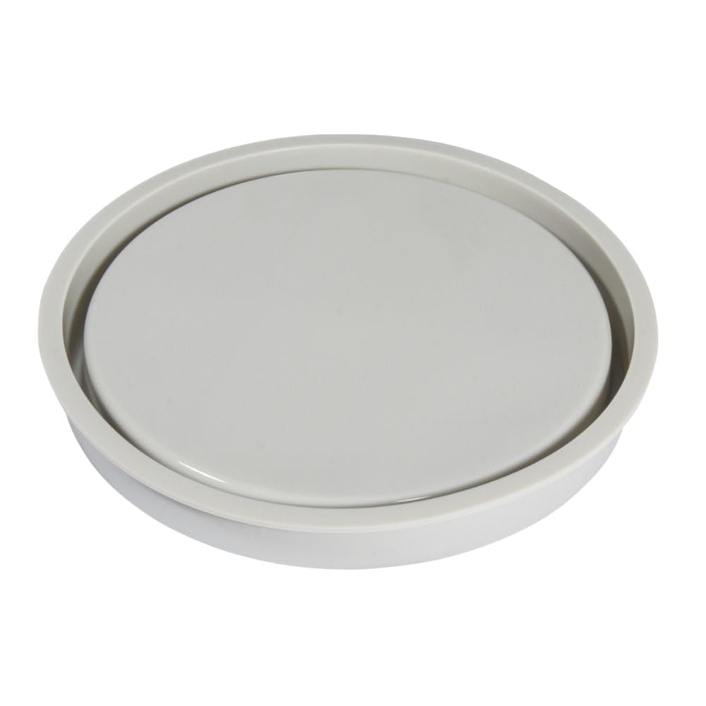 Rayher Round Tray Silicone Casting Mould for Resin, Concrete, or Plaster, Diameter 17cm, Grey