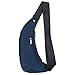 Kawei Knight Nylon Sling Bag Messenger Backpack (Blue)